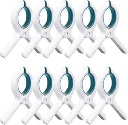 10 Stuks Grote Wasknijpers - Winddichte Clips voor Strandhanddoeken en Wasgoed — thumbnail 1