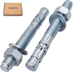 4x Verzinkte Wigankers M20 x 160 mm - Sterke Betonankers en Metselankers voor zware bevestiging — thumbnail 3