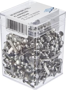 500 Stuks Monsterzakklemmen Zilver - Ronde Kop Zendingbinder voor Postzakken — thumbnail 3