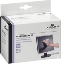 DURABLE SCREENCLEAN 50 reinigingsdoekjes 50 stuks — thumbnail 1