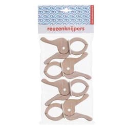 4 Houten Speelknijpers - reuze speelknijpers- Speelbelovend - knijpers om hutten te bouwen — thumbnail 1