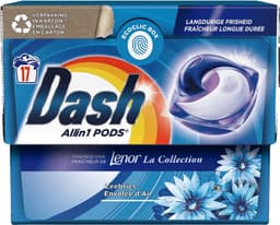 Dash - Lenor Collectie - Wasmiddel Capsules - All-in-1 Pods - Witte en Gekleurde Was - Zeebries - 17 Wasbeurten — thumbnail 1