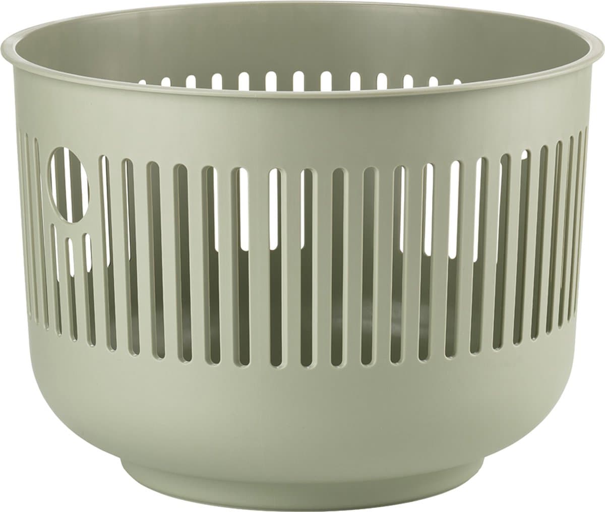 Zone Denmark Ume Wasmand - 30 liter - Eucalyptus - Kunststof - Ronde Wasmand met Hengsel - Kleine Wasbox of Opbergmand — afbeelding 1