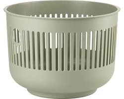 Zone Denmark Ume Wasmand - 30 liter - Eucalyptus - Kunststof - Ronde Wasmand met Hengsel - Kleine Wasbox of Opbergmand