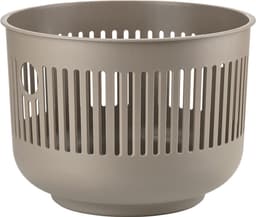 Zone Denmark Ume Wasmand - 30 liter - Taupe - Kunststof - Ronde Wasmand met Hengsel - Kleine Wasbox of Opbergmand — thumbnail 1