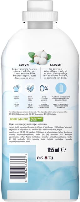 Lenor Wasverzachter Katoen Fris - 8 x 55 Wasbeurten — thumbnail 2