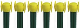 Alberts 854485 Waskraan met kruiskop | ruw staal, verzinkt groen kunststof gecoat RAL 6005 | 2000 mm | Set van 6 — thumbnail 1