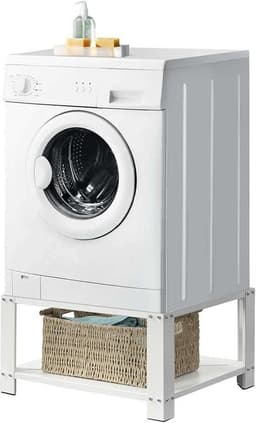 IVOL Wasmachine Verhoger Wit met opbergruimte - Wasmachine opbouwmeubel - ook geschikt voor Droger — thumbnail 2