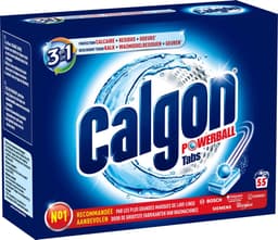 Calgon 3 in 1 Powerball Tabs Wasmachine Reiniger en Anti kalk - 55 Tabletten — thumbnail 2