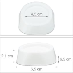 Finnacle - "Set van 4 stuks Trillingsdempers - Voetjes wasmachine - Wit" — thumbnail 2