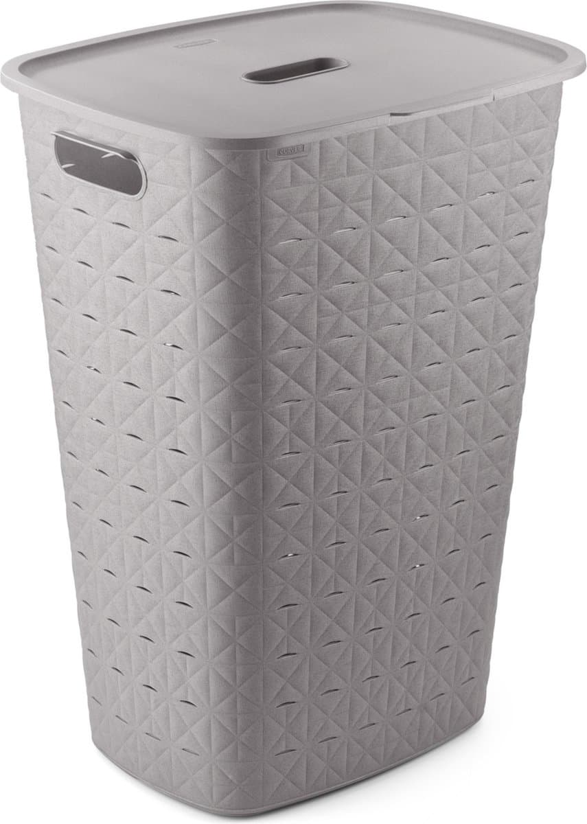 Curver Softex Wasbox - 56L - 43,8x34x59,9cm - Taupe — afbeelding 1