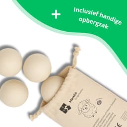 Drogerballen XL – 6 Stuks – Wasdrogerballen – Droogballen – Wasbol – Wasballen – Wasverzachter – 100% schapenwol – Herbruikbaar – Versnelt & Verzacht Was — thumbnail 4