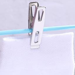 20 stuks - roestvrijstalen clips - huishoudwasknijpers, kleine clips voor het drogen van dekbedden - functionele en praktische clips - roestvrijstalen wasknijpers voor het drogen van sokken, ophangclips, wasknijpers voor zwaar gebruik, metalen clips — thumbnail 4