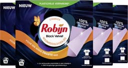 Robijn - Wasmiddeldoekjes - Black Velvet - 64 wasstrips - Voordeelverpakking — thumbnail 1