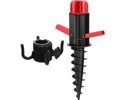 Bodemhuls voor parasol grondanker met handgrepen - 22-32 mm stangen - strand/zand/gazon/land