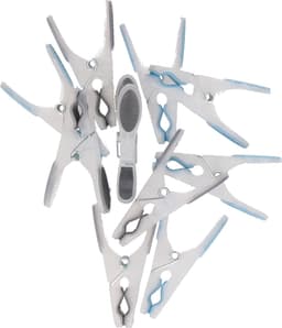 Soft grip wasknijpers - 60x - kunststof - transparant - 8 cm — thumbnail 3