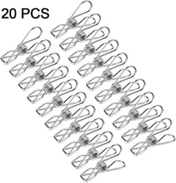 JHUBERS - Set van 20 Roestvrijstalen Wasknijpers voor Kleding — thumbnail 5