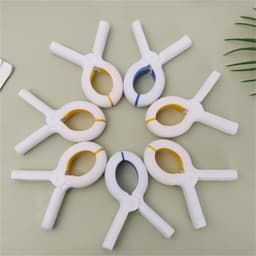 Plastic wasknijpers - Kledingklemmen - Kleding ophangen - Goede grip - 50 stuks - Blauw — thumbnail 5