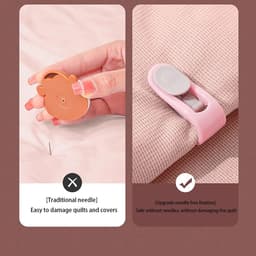 MTTProducts - Non Slip Clips - Duvet Cover Clips - Voorkom Verschuiven - 8 Stuks - Multifunctionele Clips - Voor Dekbedovertrekken - Kleding en Sokken — thumbnail 2
