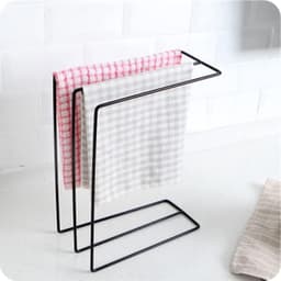Vrijstaande Handdoek Droogrek met 3 Armen voor Keuken, Badkamer en Utility Room - Ideaal voor Handdoeken, Keukenaccessoires en Opberging — thumbnail 4