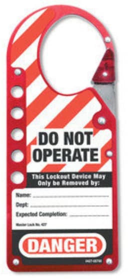 Lock-out - Slotvermeerderaar met Label - Slotvergrendeling - Masterlock 427 — thumbnail 3