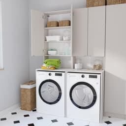 Wasmachine Ombouw - Opbouwmeubel - Kast Wasdroger - Meubel - netjes — thumbnail 2