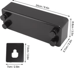 Dailygoods- Waslijn Uittrekbaar 4,2 m - Wanddroogrek - Verstelbaar - Roestvrij Staal - Heavy Duty - Inclusief Plaatschroeven - Drooglijn — thumbnail 4
