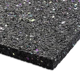 Wasmachine Onderlegger - Apparaat Demper - Trillingsdemping - Gerecycled Rubber - 60x60x2cm - Zwart — thumbnail 5