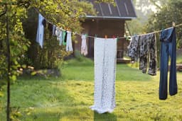 Waslijn Staalkabel - Kledinglijn Buiten - Droogkleding Buiten - Extra Sterke Coating - 20 Meter - Transparant — thumbnail 2