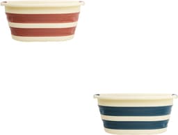 5Five Wasmand - 21L - rood - PP - opvouwbaar - 39 x 39 x 53 cm - flexibel — thumbnail 2