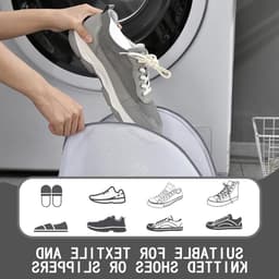 Wasmachine Waszak voor Schoenen en Sokken - 2 Stuks, Beschermende Tas met Rits voor Effectieve Reiniging — thumbnail 3