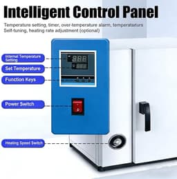 droogoven met constante temperatuur voor laboratorium/industrie, geforceerde lucht droogoven met laboratoriumlucht met temperatuurregelaar met (16 liter) — thumbnail 3