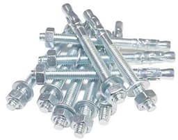 Wigankers 10 stuks - Gegalvaniseerde bouten - Stevig bevestigen - ETA goedgekeurd - M10 x 100mm - Zilver — thumbnail 1