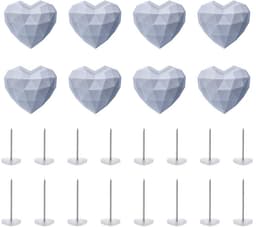 Dailygoods - Set van 8 Dekbedspelden in Hart en Panda Vorm — thumbnail 1