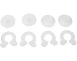 Dailygoods- Dekbedclips voor Dikke Dekbed - 4 Stukken - Stevige Bevestiging - Herbruikbaar - Praktisch en Functioneel - Robuust en Duurzaam - Beddengoedclips