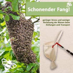 Imker Zwermzak - Bijenvanger Opvangzak - Bijenzwermen Vangen - Waterdichte Linnenmix - 30 cm Opening - N.v.t. — thumbnail 5