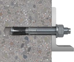 Borgmoer anker - Zware lasten - Stalen constructies bevestigen - Hoge belastbaarheid - 16/25 - Zilver — thumbnail 2