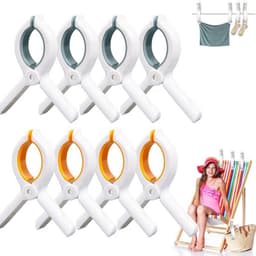 Dailygoods- Handdoekklemmen Set van 5 - Grote Klemmen - Winddicht — thumbnail 1