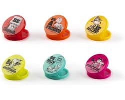 Zaksluitingen - Vershoudklemmen Keukenclips - Voedsel Vers Houden - Peanuts Decoratie - 6 stuks - Assorti