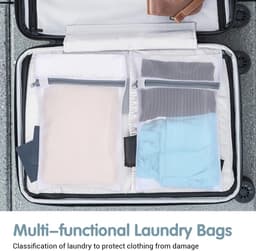 Dailygoods- Waszak 3-delig - Wasnet voor Wasmachine - Waszak met Ritssluiting - Fijnmazig Net - 30x40 cm - Ademend en Scheurvast — thumbnail 3