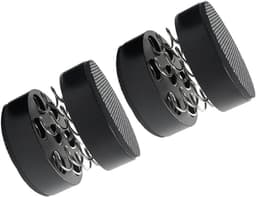 Isolatie Voeten Pads - Speaker Voetjes - Audio Verbeteren - Trillingen Dempen - 4 stuks - Zwart — thumbnail 5
