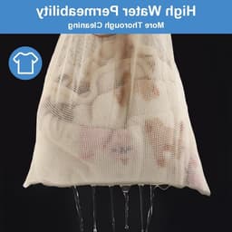 Set van 3 Wasnetten voor de Wasmachine, Duurzame Mesh Waszakken voor Delicate Kleding, Ondergoed en Babykleding, Ideaal voor Blouses, Sokken en Lingerie — thumbnail 4