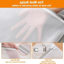 Set van 7 Duurzame Wasnetten voor de Wasmachine, Herbruikbare Reiszak, Delicate Mesh Zakjes voor Ondergoed, Bescherming voor Lingerie en Sokken — thumbnail 5