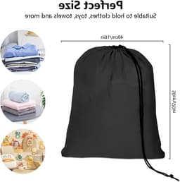 Reiswaszakken Set van 2 - Grote Vouwbare Waszakken voor Vuile Kleding - Ideaal voor Kamperen, Thuis en Studentenhuis — thumbnail 4