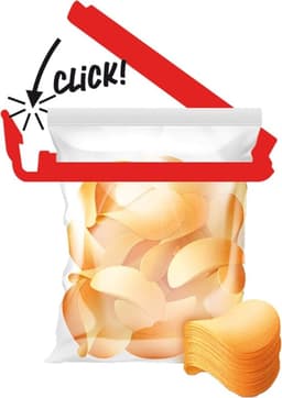 Zaksluiters - Clip sluiters - Voedsel bewaren - Getest op duurzaamheid - 20 stuks - Zwart — thumbnail 2