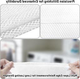 Grote waszak van 20x24 inch voor wasmachine, ideaal voor thuis, reizen en appartementen — thumbnail 4