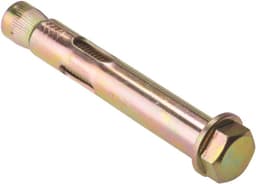 Mouw Anker Bout - Zeskantbout Bevestiging - Stevig Bevestigen - Maximale Uitbreiding - M10 x 97 mm - Geel — thumbnail 2