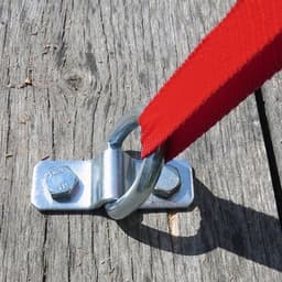 Ring Afmeeranker - Grondhaak D Ring - Vastzetten Vracht - Heavy Duty Staal - 87.5 mm - Zilver — thumbnail 5