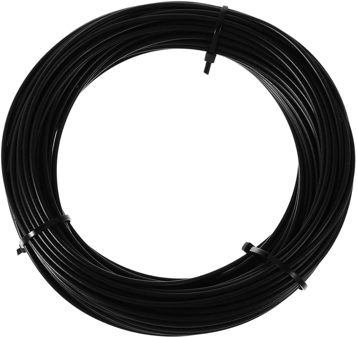 Intrekbare Waslijn - Roestvrij Staal Kabel - Buiten Droge Kleding - Roestbestendig PVC Coating - 25 Meter - Zwart — afbeelding 1