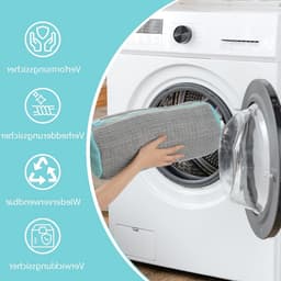 Set van 2 Schoenwaszakken voor de Wasmachine, Herbruikbaar en Geschikt voor Alle Schoenen en Maten, Grijs, Ideaal voor Onderhoud en Bescherming — thumbnail 4